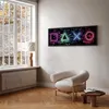 Italienischer Leinwand Leinwandbild - Fun Symbols (1 Part) Produktbild-Vorschau 2
