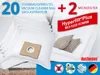 20x dustwave® Staubsaugerbeutel passend für AmazonBasics Produktbild-Vorschau 2