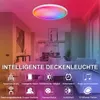 48W Led Deckenleuchte Weiß Smart RGB Dimmbar Deckenlampe Produktbild-Vorschau 2