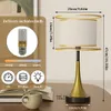 Lampada da tavolo LED E27, 3 tonalità di luce, metallo, Anteprima dell’immagine prodotto 2