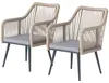 Outsunny tuinstoelen, set van 2, weerbestendig, met Productafbeelding-voorbeeld 1
