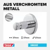 tesa® 40318-00000-00 Handdoekhaken - Metaal, chroom Productafbeelding-voorbeeld 13