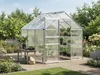 Gartengewächshaus aus Polycarbonat 190 x 190 x 195 cm Produktbild-Vorschau 2