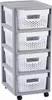 Curver Infinity Dots 4x11L Regal mit Schubladen weiß und Produktbild-Vorschau 2