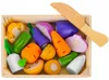 Légumes et fruits en bois, présentés dans un coffret, 9 Voir les images du produit 2