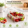 2er Set Kühlschrank Organizer Schublade Kühlschrank Produktbild-Vorschau 2