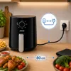 Fritownica bezolejowa MPM MFR-12, 2 litry, czarna, 800W – Podgląd zdjęcia produktu 3