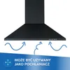 MPM MPM-60-OK-28 Maska kominowa naścienna 348 m³/h czarna Podgląd zdjęcia produktu 3