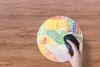 MuchoWow® Mauspad Mousepad Muster - Mosaik - Abstrakt 30x30 Produktbild-Vorschau 4