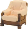Klasyczny fotel skórzany 1 osobowy sofa kanapa tapicerka Podgląd zdjęcia produktu 1