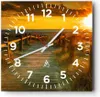 Wanduhr - Quadrat - Glasuhr - Fußgängerbrücke Strand Urlaub Produktbild-Vorschau 1