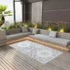 vidaXL Tappeto per esterni ARAKIL Grigio chiaro 190x290 cm Anteprima dell’immagine prodotto 15
