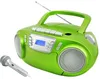 Reproductor de CD, radio y casete con micrófono Vista previa de la imagen del producto 2