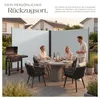 tectake® Doppel-Seitenmarkise 200 x 600 cm ausziehbar, mit Produktbild-Vorschau 6
