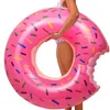 Koło do pływania dmuchane donut 120 cm XXL różowe materac Podgląd zdjęcia produktu 5