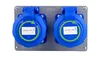 Doppelsteckdose 2x Schuko 230V 16A IP65 Wasserdicht | Produktbild-Vorschau 3