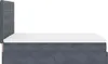 Ottoman-Bett mit Matratzen & LEDs Dunkelgrau 140x200 cm Produktbild-Vorschau 7