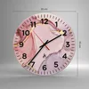Wanduhr - Rund - Glasuhr - Abstraktion Marmor Rosa - Produktbild-Vorschau 3