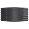 VIDAXL -Planungsbox 512x80x36 cm Pulver -beschichteter Voir les images du produit 8