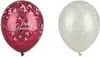 30 Luftballons Ø 29 cm elfenbein "Just Married" metallic Produktbild-Vorschau 2
