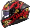 LS2 FF808 Stream II Drako Helm, schwarz/rot/gold, 2XL Produktbild-Vorschau 2