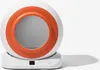 A white and orange spherical product on a white background. Podgląd zdjęcia produktu