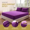 Lavea® Spannbettlaken 90x200cm - 100x200cm, Maya, 100% Produktbild-Vorschau 7