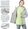 COSTWAY Wasserdichte Kapuzenjacke für Frauen, leichter, Produktbild-Vorschau 4