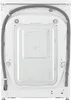 The back of a white washing machine with hoses attached. Produktbild-Vorschau