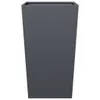 vidaXL Fioriera antracite 45x45x75 cm in acciaio Anteprima dell’immagine prodotto 4