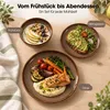 Sada riadu Mica Decorations Nusa, hnedá, 12-dielna – sada Náhľad obrázku produktu 6