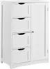 [en.casa]® Kúpeľňová skrinka, biela – 81 x 55 x 30 cm – Náhľad obrázku produktu 1