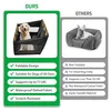 Extra stabiele autostoel voor honden, geschikt voor Productafbeelding-voorbeeld 6