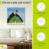 ARTland Leinwandbild Eitler Hahn Größe: 40x40 cm Produktbild-Vorschau 2