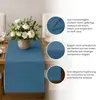 Zarter MATTER SAMT-TISCHLÄUFER, kühles Blau 40x275 cm Produktbild-Vorschau 4