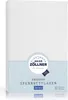 A white baby crib sheet in its packaging. Produktbild-Vorschau