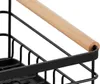 WELLHAUS Odkapávač na nádobí s odkapávací miskou, kovový Náhled obrázku produktu 6