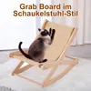 Verstellbares Katzenbett aus Sisal,faltbare Katzenliege Produktbild-Vorschau 3