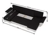 Easy4You Fly Schwarz/Weiß Ecksofa U-Form 332 x 72 x 140 cm Produktbild-Vorschau 2