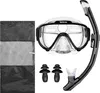 Schnorchelset Erwachsene mit Anti-Fog Taucherbrille Trocken Produktbild-Vorschau 7