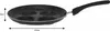 A frying pan with multiple circular indentations for cooking eggs, shown from a side angle with dimensions indicated. Voir les images du produit
