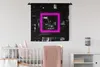 MuchoWow® Wandteppich Wandbehang Spiele - Neon - Rosa 90x90 Produktbild-Vorschau 1