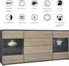 Vladon Sideboard Bari V2, Kommode mit 2 großen Türen und 4 Produktbild-Vorschau 4