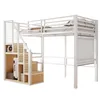 Letto a castello Merax 90x200cm con scale e appendiabiti, Anteprima dell’immagine prodotto 9
