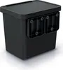 Odpadkový koš SYSTEMA světle šedý, objem 2x10l Náhled obrázku produktu 10