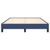 vidaXL Bettgestell ohne Matratze Blau 140x200 cm Stoff Produktbild-Vorschau 4