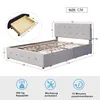STILVORA Doppelbett 140x200 Polsterbett mit Lattenrost und Produktbild-Vorschau 6