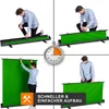 Walimex pro zwijane tło panelowe zielone 165 x 220 cm, Podgląd zdjęcia produktu 11