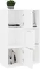 Armadio Bianco 60x29,5x90 cm Materiale in legno Anteprima dell’immagine prodotto 5