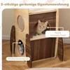 COSTWAY Mały drapak dla kota w kształcie rakiety, drapak Podgląd zdjęcia produktu 9